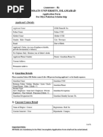 Annexure - B (Diya Pakistan Application Form)