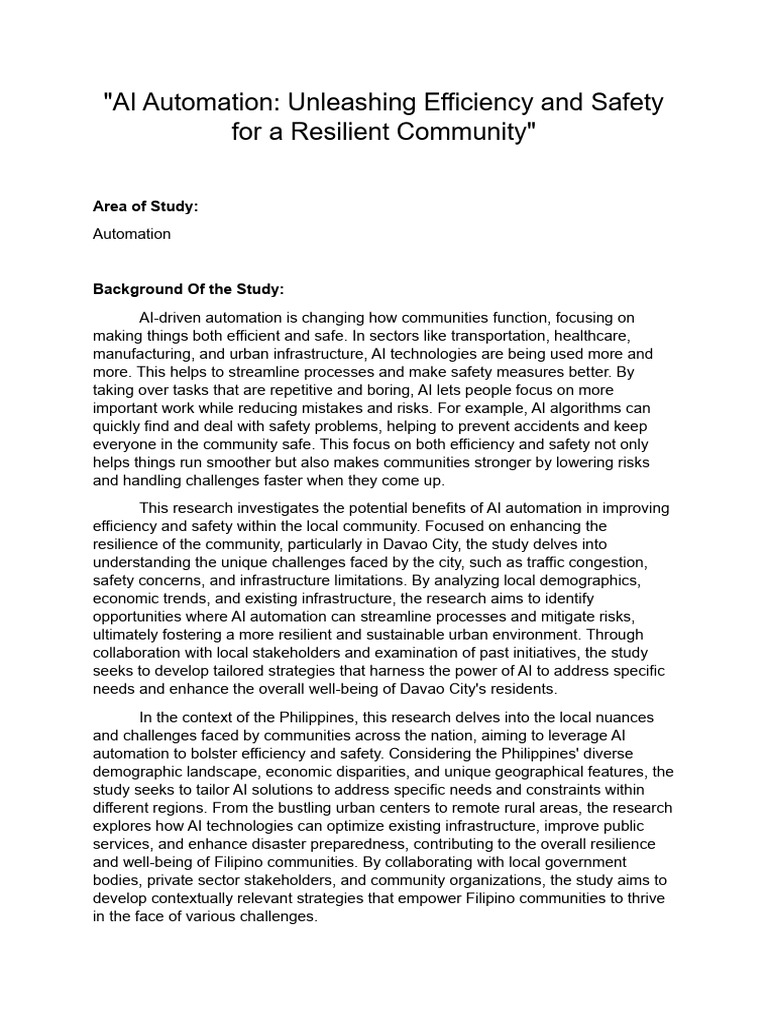 Ai Automation Pdf Automation Artificial Intelligence