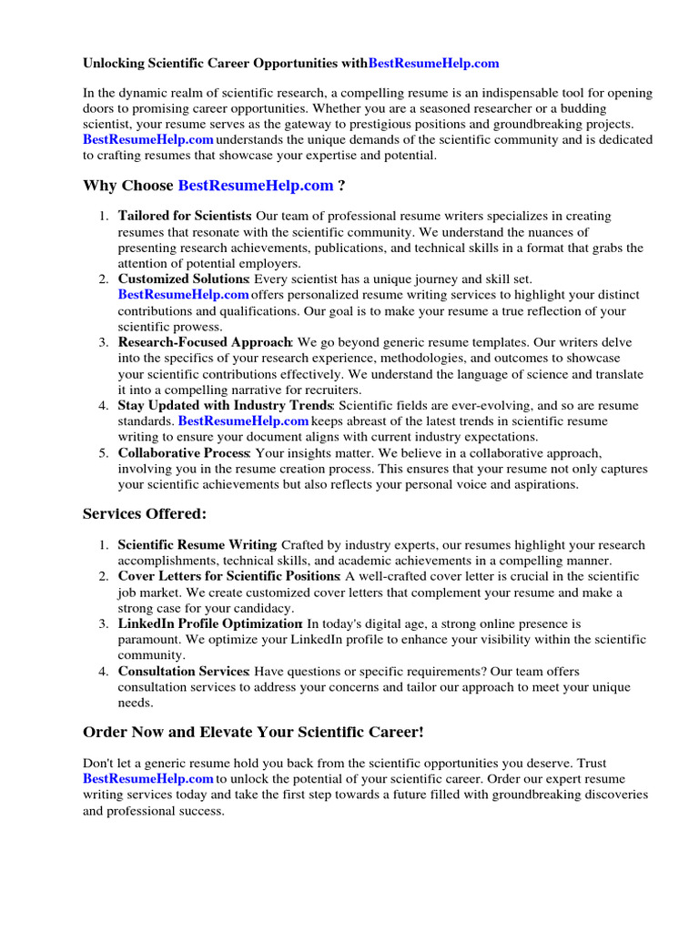 Scientific Resume Templates Vrogue co Scientific Resume Templates Vrogue co