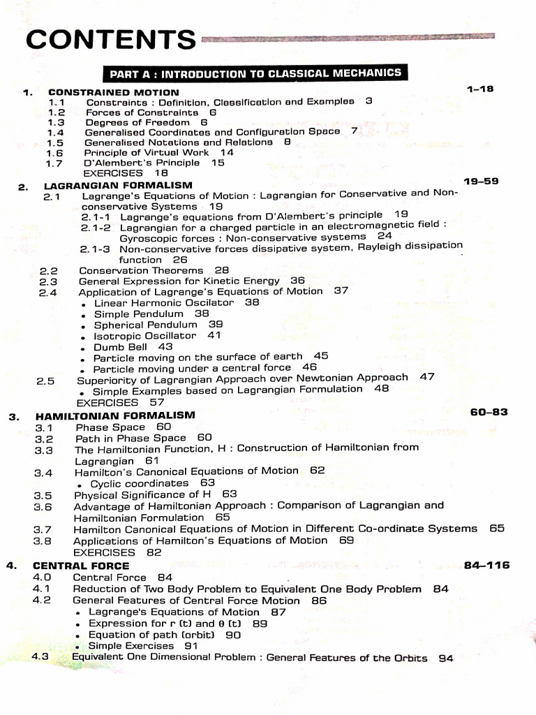 Constrained Motion (Unit-1) | PDF