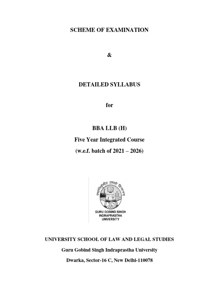 BBA LLB 2022 Onwards Syllabus | PDF | Demand | Monopoly