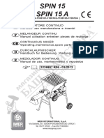 Istruzioni Imer-Spin-15-415