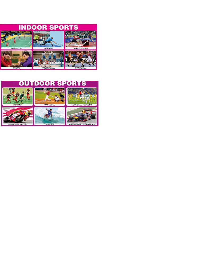 Indoor Outdoor Games PDF