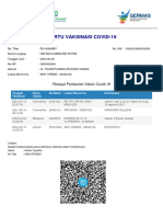 Kartu Vaksinasi Covid-19: Riwayat Pemberian Vaksin Covid-19