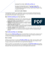 Procurement Cover Letter Template