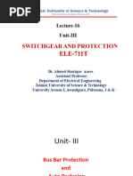 Unit-III Lecture-16 Bus Bar Protection and Auto Reclosing