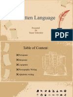 Written Language