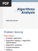 Algorithms Analysis