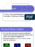 Genel Kimya I 5 Konu Kimyasal Bilesiklerin Adlandirilmasi Fen Bilgisi Ogretmenligi 2017 Ogrencipdf Siirt 2017102914371128