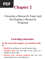 Chapter 2 - Choosing The Research Topic 2024