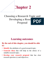 Chapter 2 - Choosing The Research Topic 2024