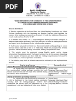 Work Implementation Guidelines in The Administration of Contextualized Reading Assessment For Junior and Senior High School