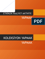 Koleksaeyon Yapmak