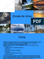 Zonele de Clima