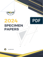 Specimen Papers
