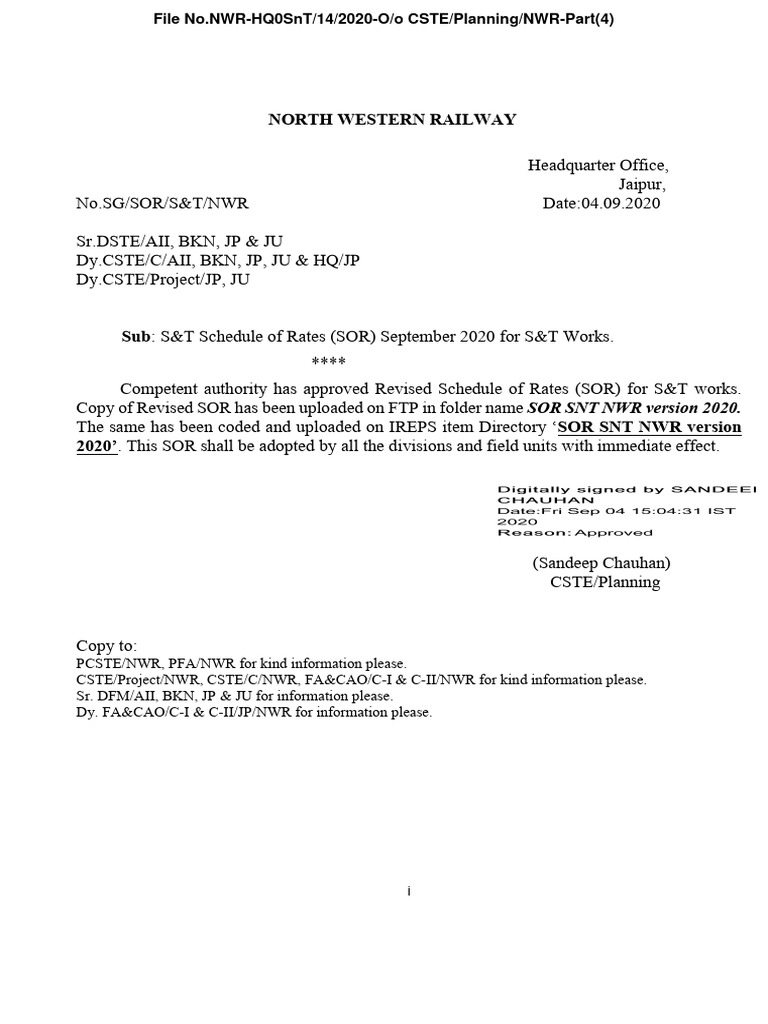 1626433382676-Sor SNT NWR Version 2020 Final | PDF | Relay | Electrical ...