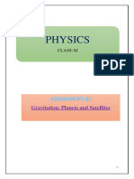 Assignment 11 Gravitation