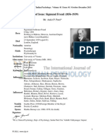 1 Person of Issue Sigmund Freud 1856 1939 Ankit Patel