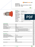 Bouton D'urgence Pousser Touner XB4 - ZB4BS54