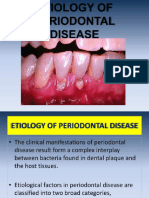 Etiology of Periodontal Disease