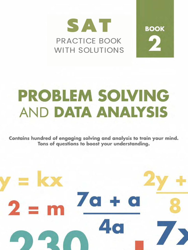 Sat mathematics practice book with solutions 2 problem solving z