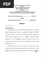 Finca Microfinance Bank LTD Vs Mohamed Omary Maganya (Civil Appeal 26 of 2020) 2021 TZHC 5802 (27 August 2021)