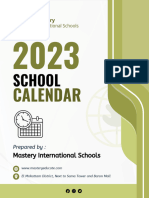 School Calendar 2023 I 2024
