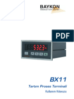 BX11. Tartım Proses Terminali Kullanım Kılavuzu