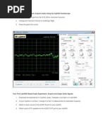 Your First Audio Experiment: Acquire Audio Using The Mydaq Oscilloscope