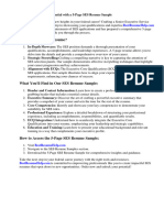 5 Page Ses Resume Sample