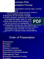 Businessplanpowerpoint Format