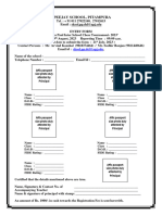 Letter & ENTRY FORM