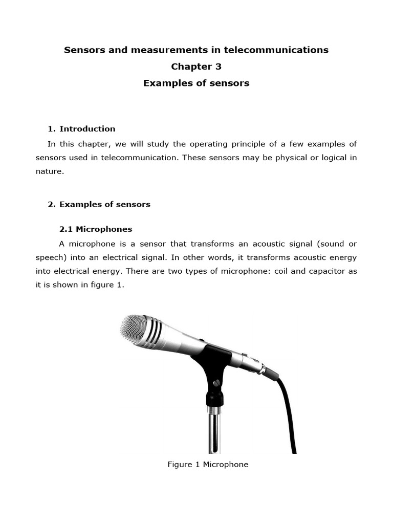 Chapter 3.PDF L3 SS1 | PDF | Microphone | Capacitor