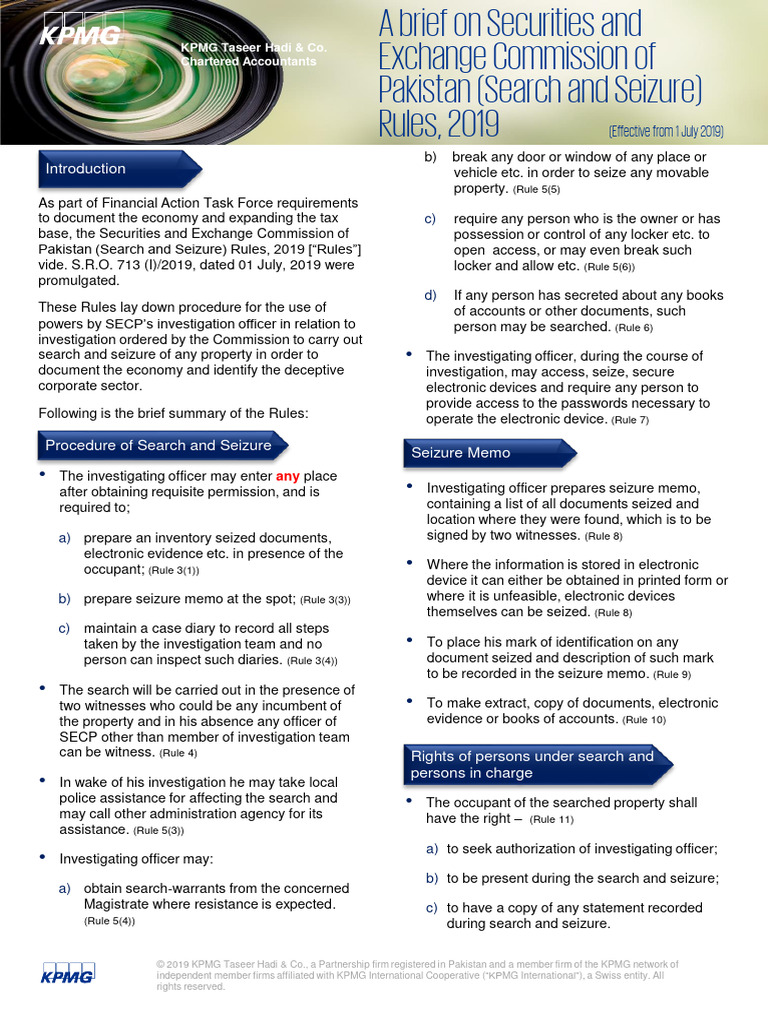 Understanding Seizure Memo Rules | PDF | Search And Seizure | Search ...