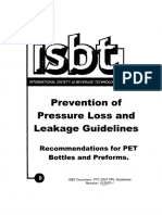 Prevention of Pressure Loss and Leakage Guidlines ISBT