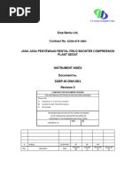 SGBP-I0-DWI-001 Instrument Index Asbuilt Rev.0