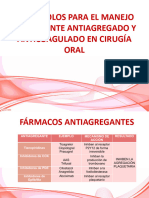 Manejo Del Paciente Antiagregado y Anticoagulado en Cirugia Oral