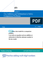 Use Addition and Subtraction To Solve Comparison Problems: GRADE 4 Module 2 Lesson 3