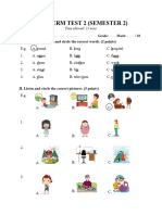 Mid-Term Test 2 (Semester 2)