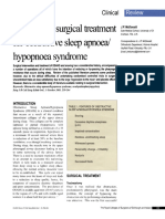 2003 A Review of Surgical Treatment For Obstructive Sleep Apnoea Hypopnoea Syndrome