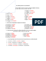 VOCABULAIRE SUFFIXES Correction