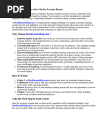 Machine Learning Resume