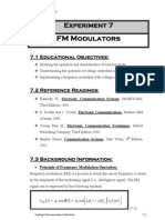 FM Modulators: Experiment 7