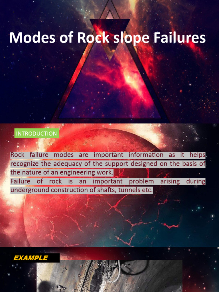 Modes of Rock Failures | PDF | Rock (Geology) | Stress (Mechanics)