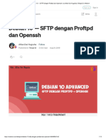 Debian 10 - SFTP Dengan Proftpd Dan Openssh - by Alfian Dwi Nugraha - Tekaje ID - Medium
