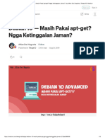 Debian 10 - Masih Pakai Apt-Get - Ngga Ketinggalan Jaman - by Alfian Dwi Nugraha - Tekaje ID - Medium