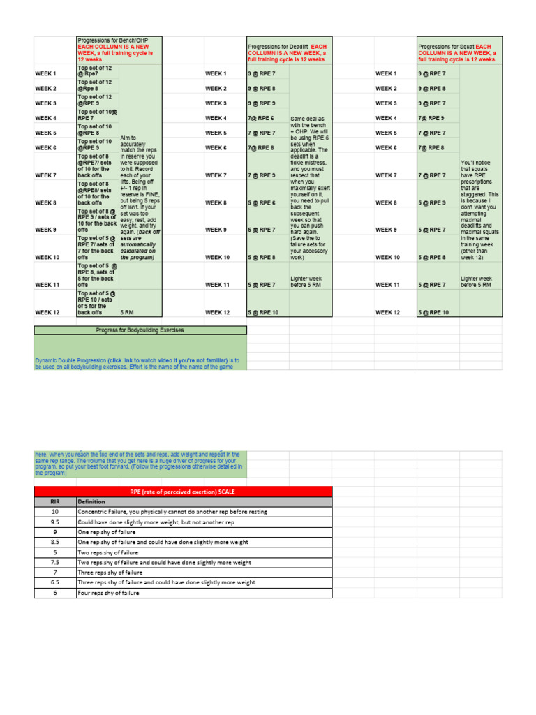 Raider - 2022 Pure Bodybuilding Program - How To Progress | PDF ...