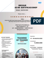 3 Brosur Training HR Sertifikasi BNSP - AGUSTUS 2023