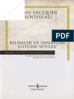 Jean Jacques Rousseau Bilimler Ve Sanatlar Üstüne Söylev