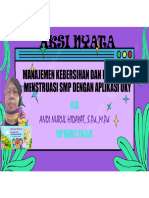 Aksi Nyata: Manajemen Kebersihan Dan Kesehatan Menstruasi SMP Dengan Aplikasi Oky